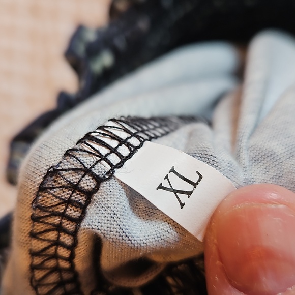 Blue Patterned Pants Xl - Picture 4 of 4